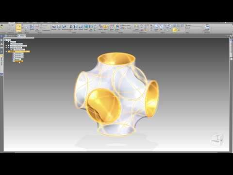 SolidEdge - How to make a 3-cylinder shelled object.