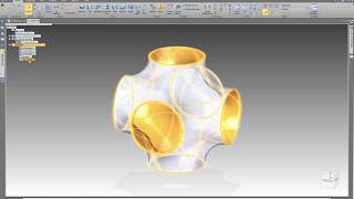 SolidEdge - How to make a 3-cylinder shelled object.