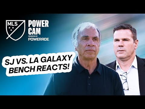 Bench REACTIONS as Marco Reus takes on the Cali Clásico! | Exclusive SJ vs. LA Galaxy CAM
