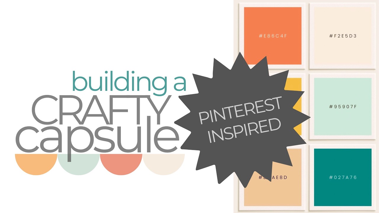 JULY crafty capsule | using color inspo from Pinterest