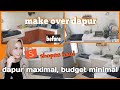 MAKEOVER DAPUR | SHOPEE HAUL | MAKE OVER DAPUR BUDGET KECIL | HOME DECOR LOW BUDGET | DAPUR CANTIK