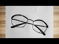 How to Draw Sunglass - Pencil Sketch | Easy Drawing Tutorial | Nura Art Gallery |