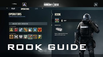 R6: Siege Operator Guide - Rook