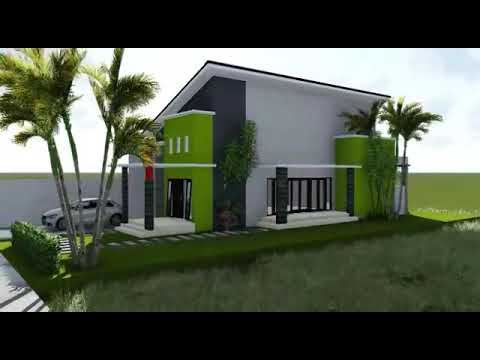 Desain rumah  1  lantai  atap  miring  085643718331 YouTube