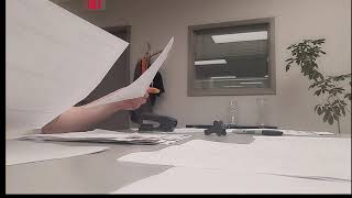 ASMR - Sorting files, stapling papers, filling and flipping pages