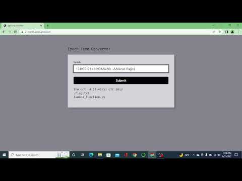 Command Injection CTF Challenge