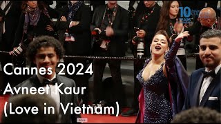 Cannes 2024 - Punjabi film star Avneet Kaur walks the Red Carpet here for 'All We Imagine as Light'