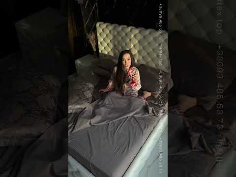 Євро розмір, шовковистий жаккардовий комплект постільної білизни. Преміум якість, щільна. 100% бавовна. Туреччина. Капучіно., видео 1