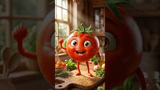 Talking Fruits Animation 🍊🍅🥒🍋 | Healthy Food Heroes | Hindi AI Cartoon Video #banana #ai #shorts