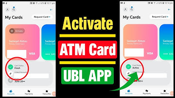 how to activate ubl atm card through ubl digital app
