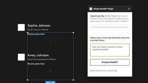 ChatGPT for Figma Plugin