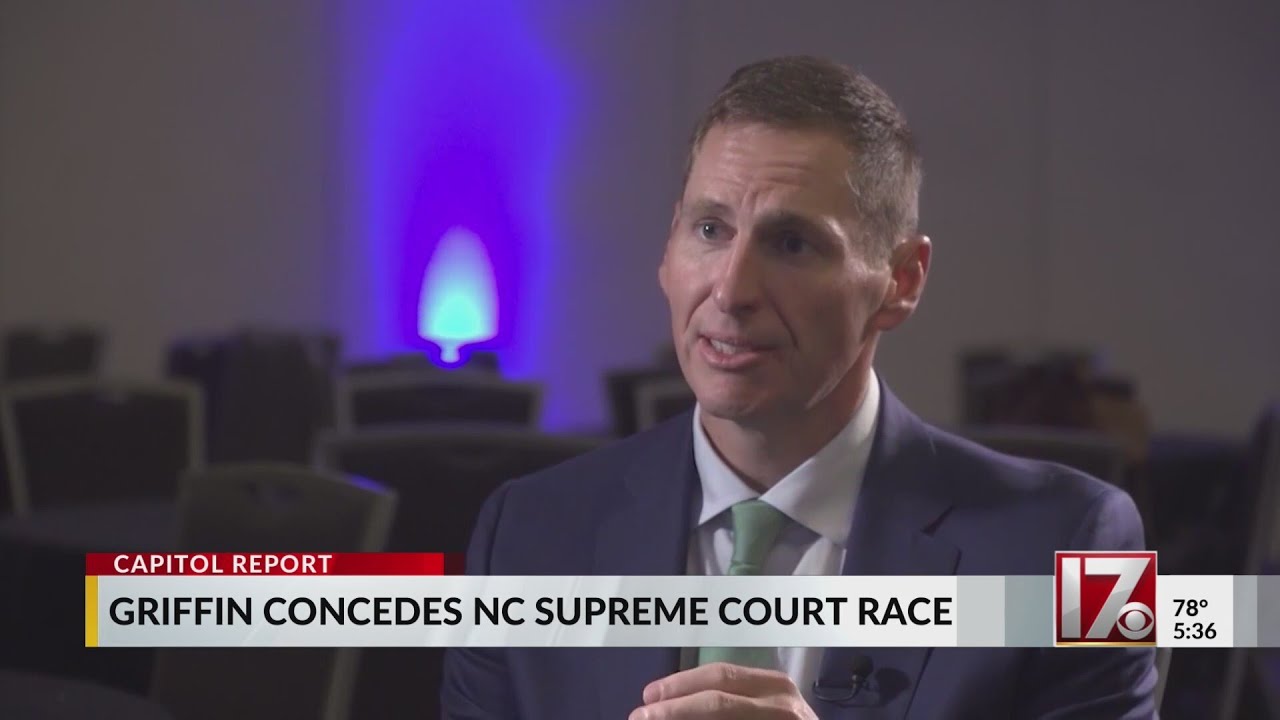 Jefferson Griffin concedes NC Supreme Court race - YouTube