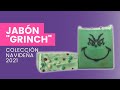 Jabón Artesanal Navideño con té verde: El Grinch