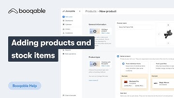 How to add products and stock items