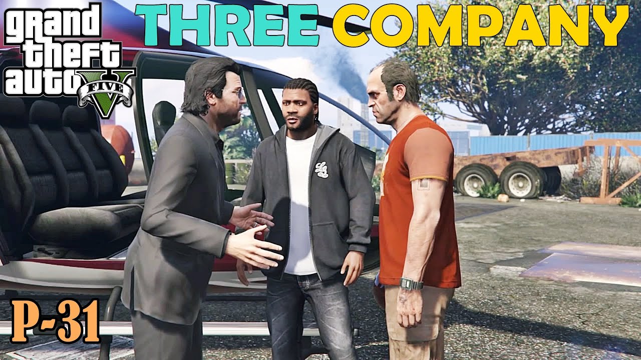 MICHAEL, TREVOR & FRANKLIN FIRST MISSION TOGETHER | GTA V GAMEPLAY | P ...
