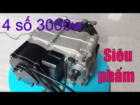 Video động cơ xe điện 2000w và 3000w 4 số gắn được lên sườn... - youtube