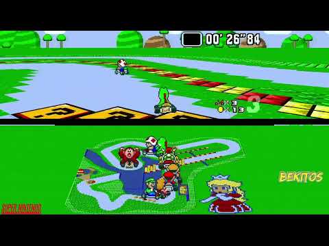 Super Mario Kart J Mario Kart 64 Reverse Remake Super Mario Kart Hack 