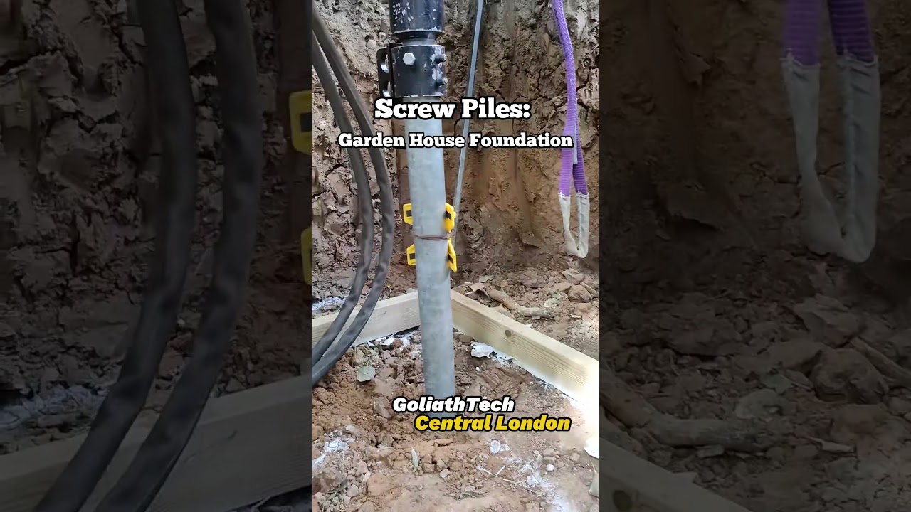 Screw Piles: Garden House Foundation 🌿