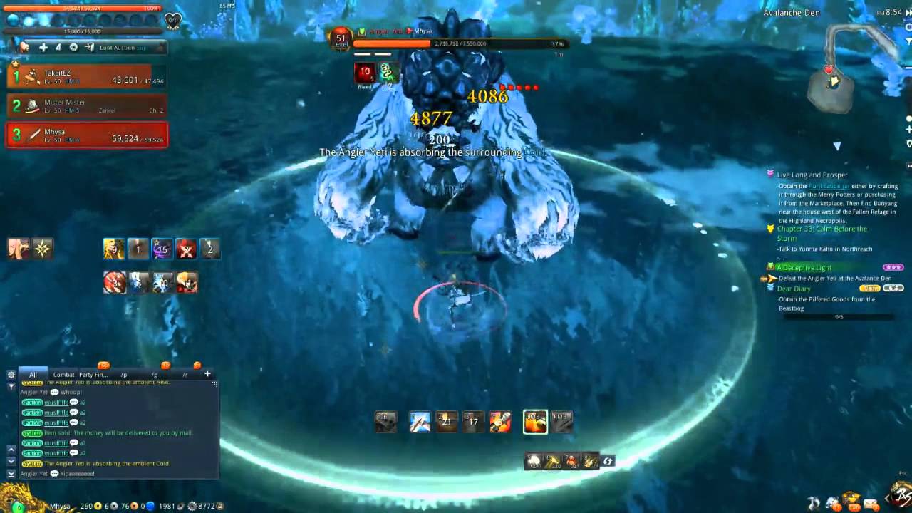 [Blade and Soul] Avalanche Den duo 4man (BM + SMN)