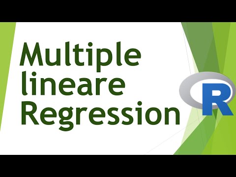 Video: Was ist multiple lineare Regression in R?