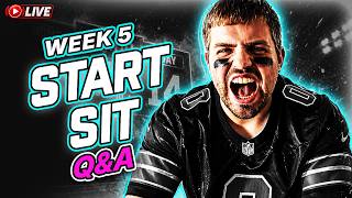 Answering Your Week 5 Start/Sit Questions | Fantasy Football 2026
