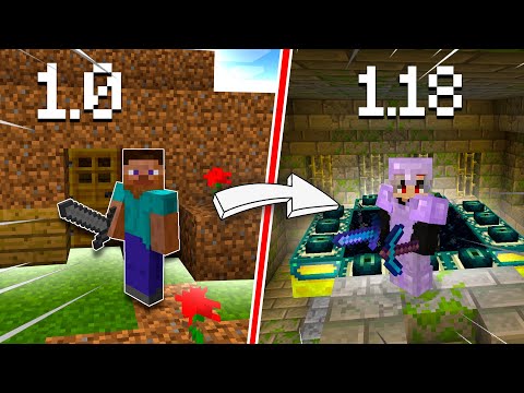 MINECRAFT PERO CADA 10 MINUTOS SE ACTUALIZA la VERSIÓN