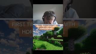 It is a lot scarier than it looks... #minecraft #minecraftshorts #gaming #clips #twitchstreamer