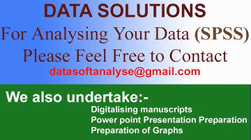 DATA ANALYSIS USING  SPSS