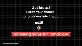 Samsung Solve for Tomorrow 2026 | Launch Video