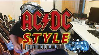 Cool Famous Style Guitar Riffs Backing Track