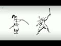 samurai Vs ninja - animation experiment