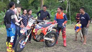 BOS MUDA DTERTAWAKAN SAMA MANTANNYA KARENA NAIK TRAIL JADUL,SAAT BOS MUDA LAKUKAN INI SEMUANYA KAGET