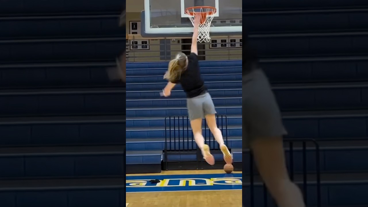 Kate Martin is almost grabbing rim 👀 