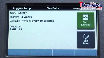 Load Studies with the Fluke 1730 Energy Logger