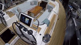 The Contest 57CS at Dusseldrof Boat Show!! She's a stunning yacht....