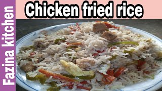 Easy Chicken Fried Rice Chinese Rice By Fazina Kitchen
