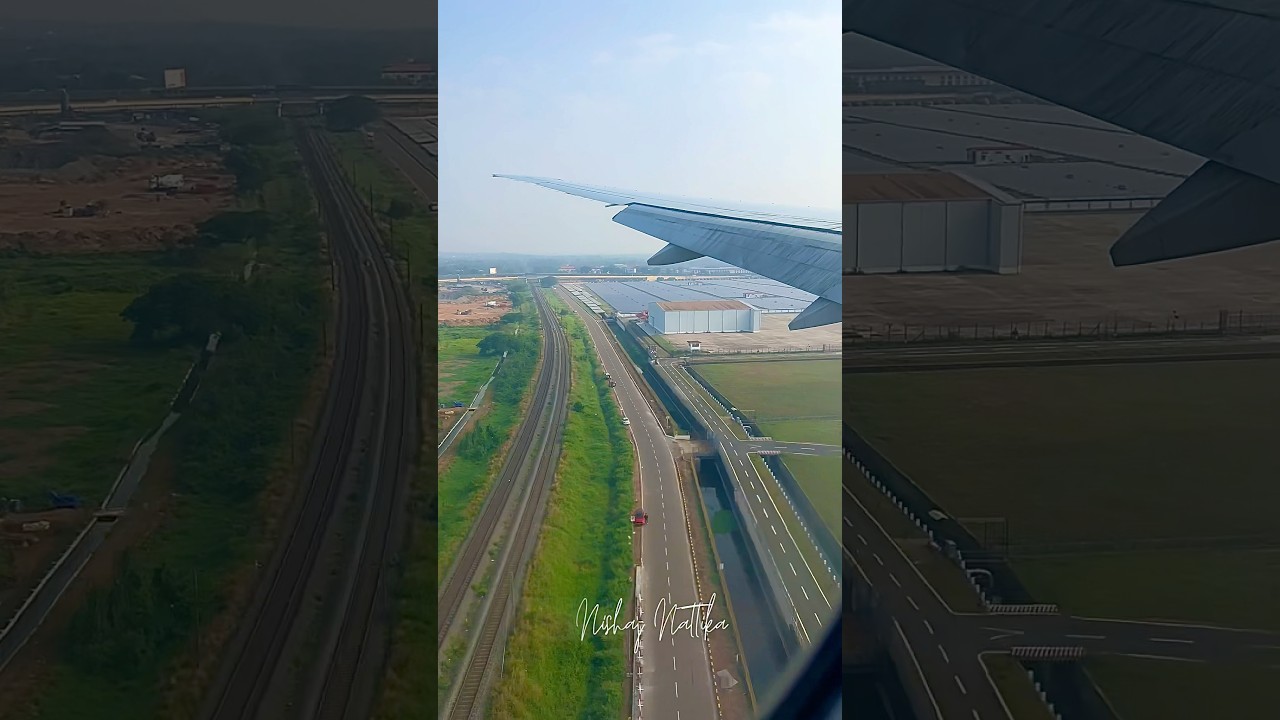 Emirates Flight Landing at Cochin Airport 