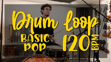 DRUM LOOP - BASIC POP - 120bpm [FAT SNARE]