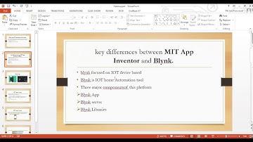 Basics of IOT and Difference between MIT app inventor and Blynk
