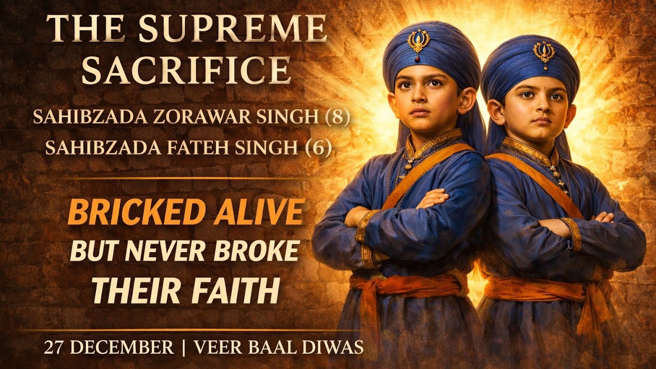 Bricked Alive But Never Broke Their Faith | Veer Baal Diwas 27 December ...