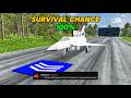 Instant Speed 0 to 600 MPH Blast : Which BeamNG Car Survives the Farthest?! #005