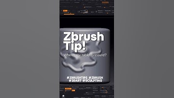 ZBrush Pressure Settings: FIXED! #zbrush #zbrushtips #fyp