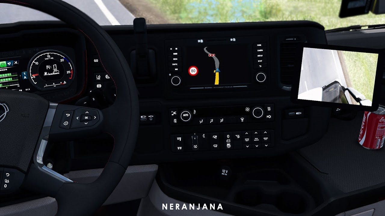 Corner Eye camera for Next Gen Scania Euro Truck Simulator 2 Mod [1.
