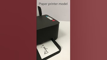 Printer model making | Papr printer model | #shorts | #shortsvideo | #diyasfunplay