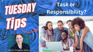 #TuesdayTips "Volunteer Jobs: Task or Responsibility?"