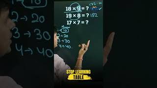 Stop Learning Tables the Hard Way 🔥 | Smart Multiplication Trick!  #studysmart #edumerit #students
