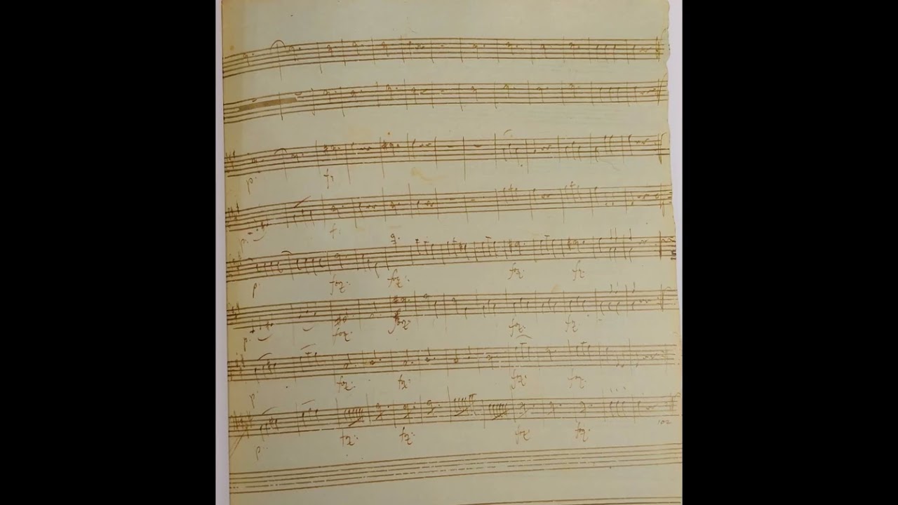 Music I love 1: Haydn's Symphony no 45 Autograph Score