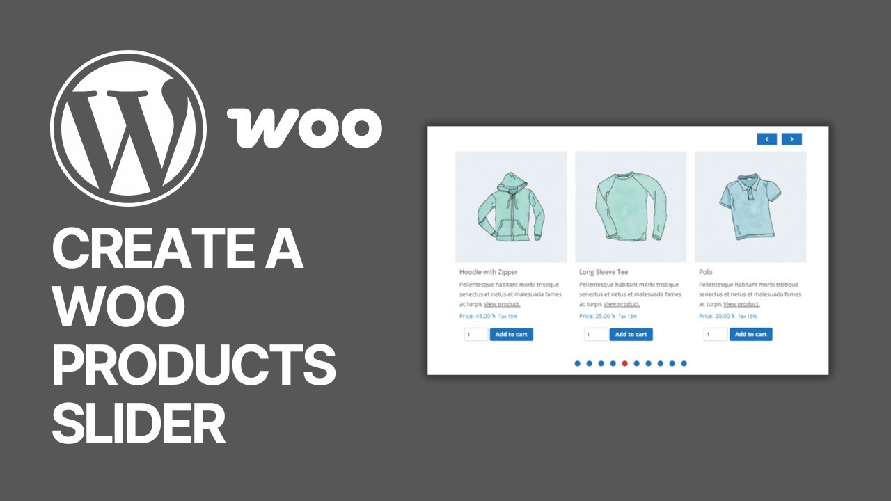 How To Create a WooCommerce Products Slider in WordPress For Free? 💲🛒🎬 ...