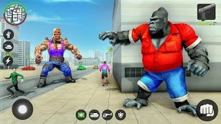 Gorilla superhero is fighting adventure gangster grand city Swing into action #2 android game play screenshot 5