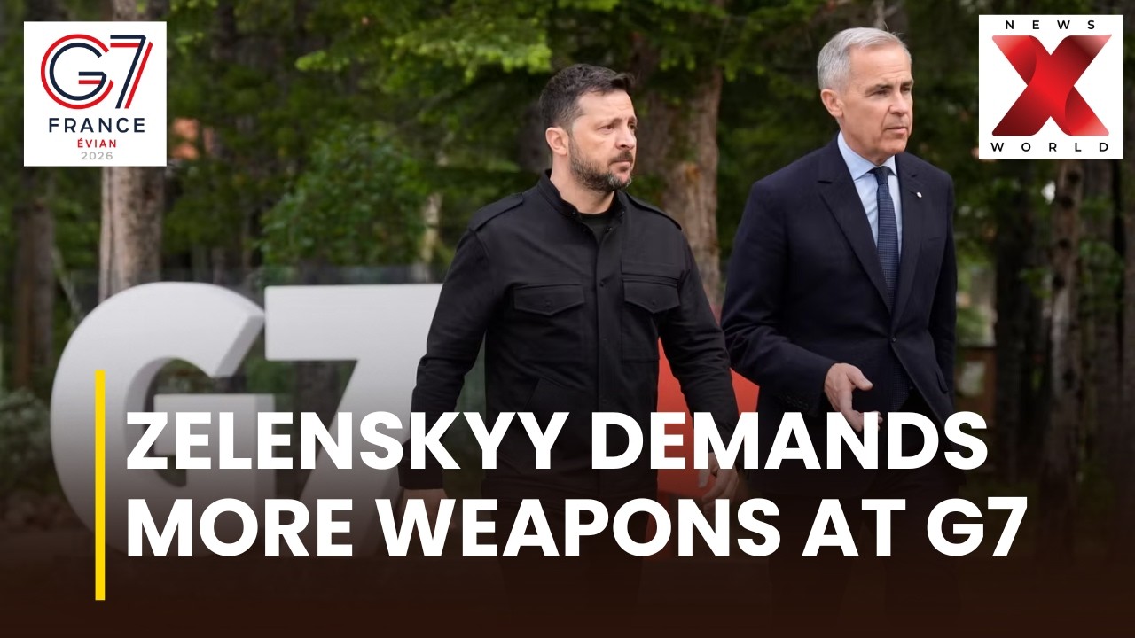 Zelenskyy Arrives At G7 Seeking More Aid Amid Russian Attacks